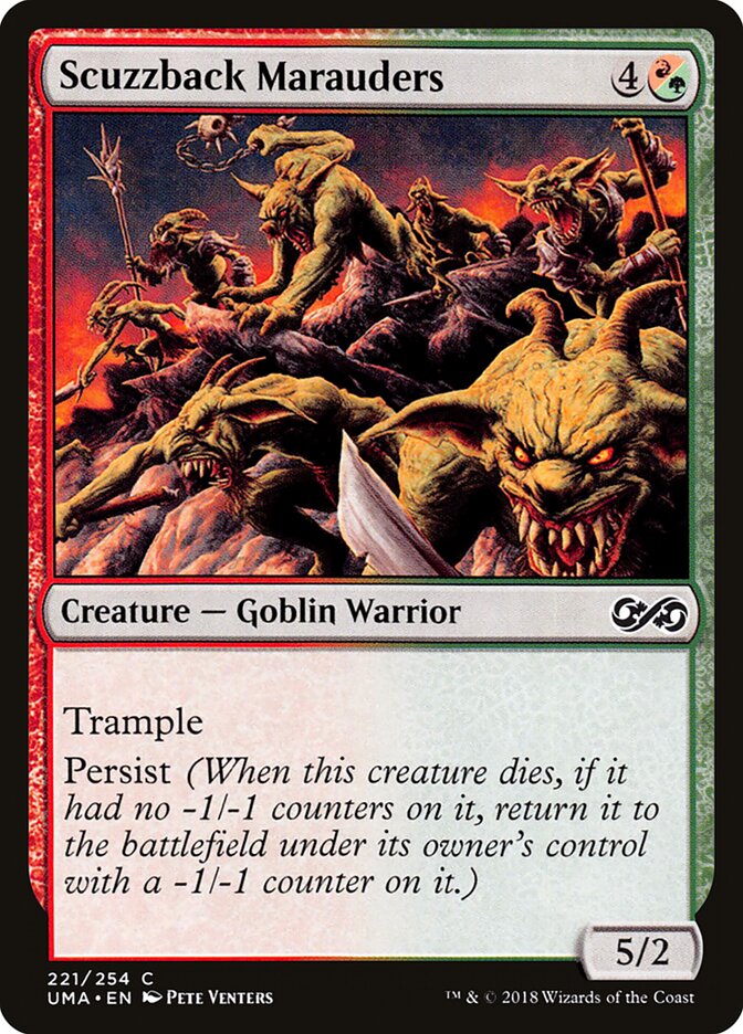 Scuzzback Marauders — Ultimate Masters 221/254