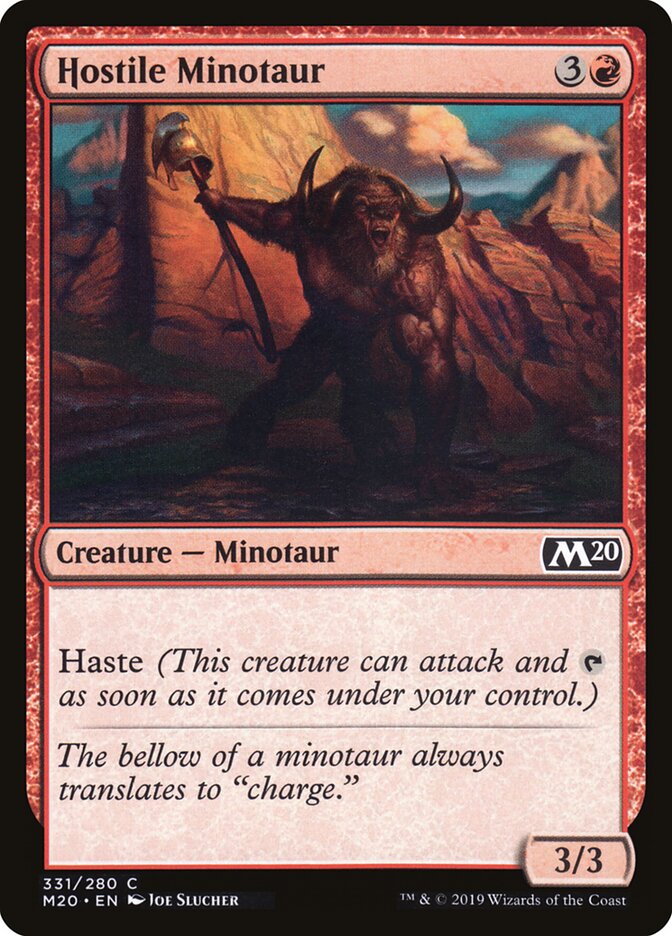 Minotaure hostile — Core Set 2020 331/345