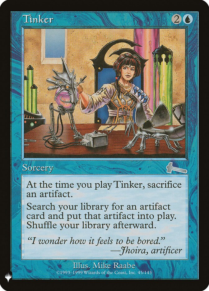 Tinker — The List ULG-45/5581