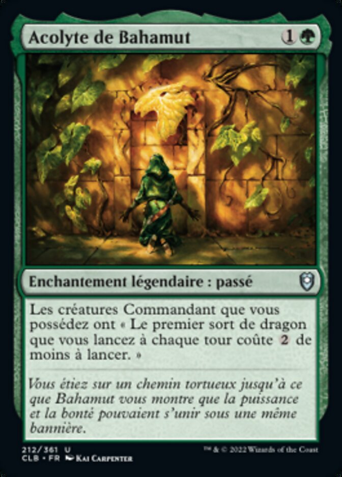 Acolyte de Bahamut — Commander Legends: Battle for Baldur's Gate 212/936