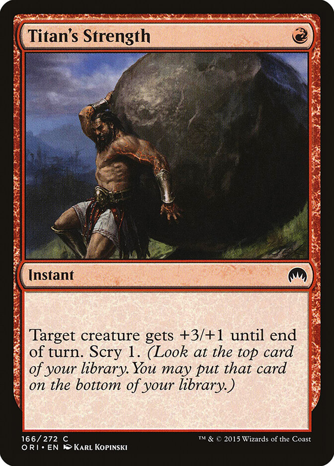 Titan's Strength — Magic Origins 166/288