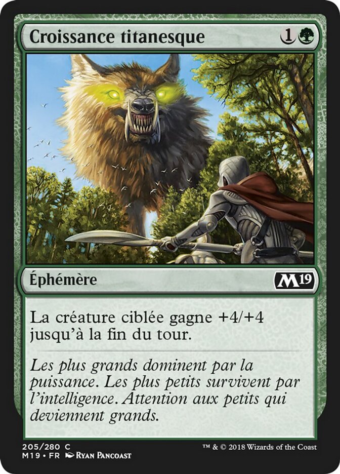Croissance titanesque — Core Set 2019 205/314