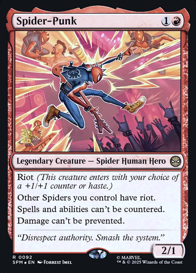 Spider-Punk — Marvel's Spider-Man Promos 92s/68