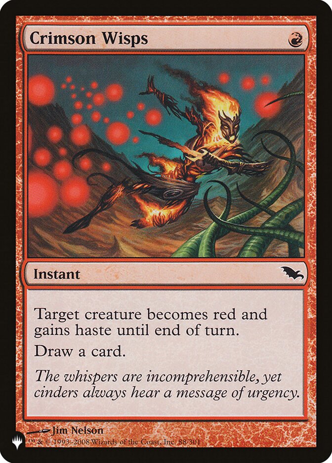 Crimson Wisps — The List SHM-88/5581