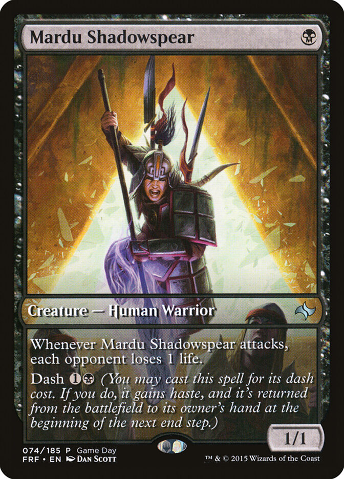 Mardu Shadowspear — Fate Reforged Promos 74/43
