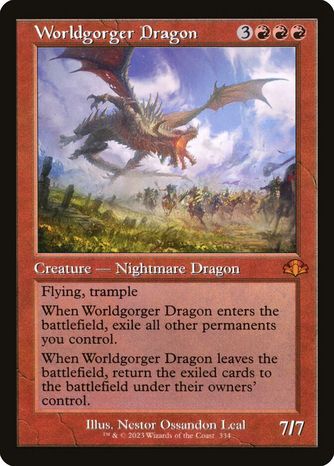 Worldgorger Dragon — Dominaria Remastered 334/457