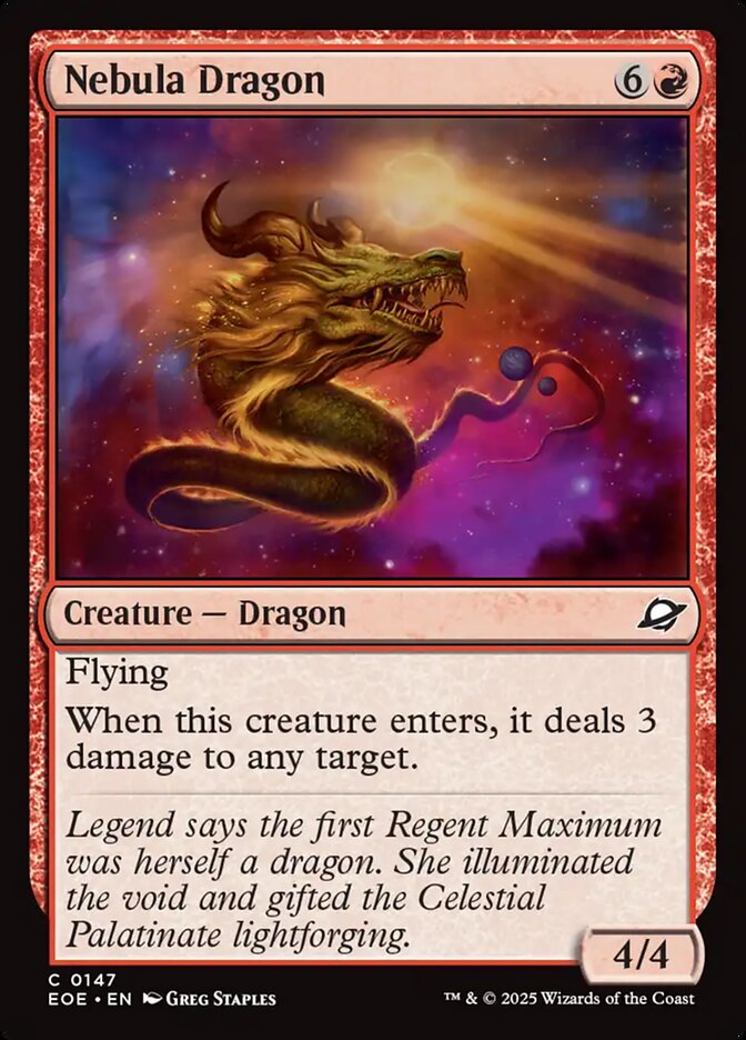Dragon de nébuleuse — Edge of Eternities 147/399
