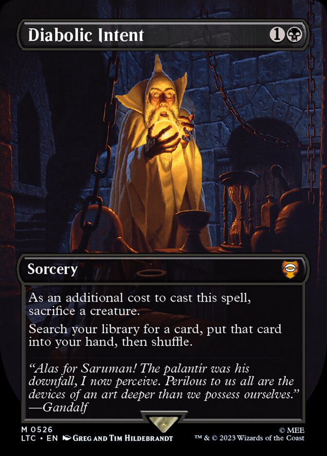 Diabolic Intent — Tales of Middle-earth Commander 526/591