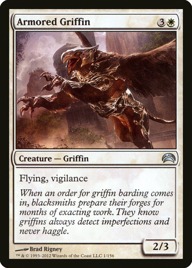 Griffon cuirassé — Planechase 2012 1/156