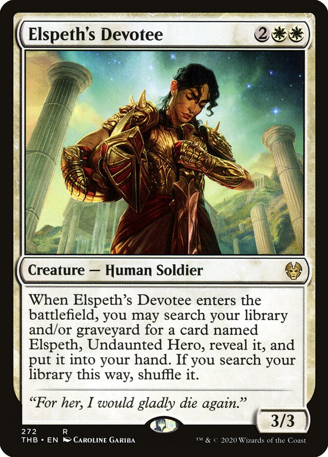 Elspeth's Devotee — Theros Beyond Death 272/358