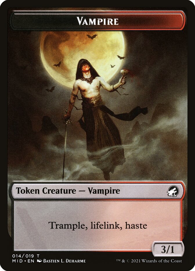 Vampire — Innistrad: Midnight Hunt Tokens 14/19