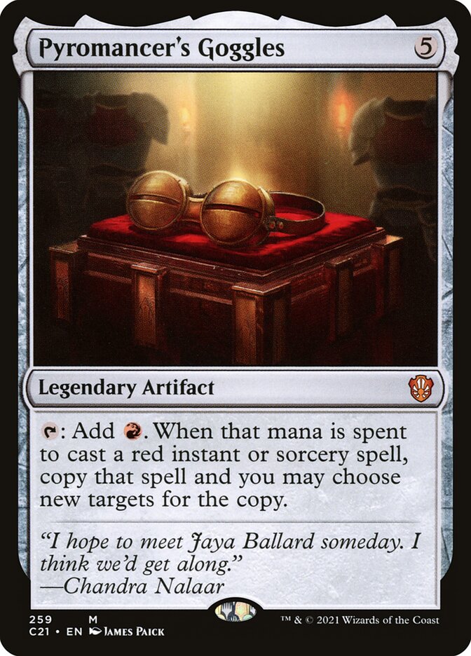 Pyromancer's Goggles — Commander 2021 259/409