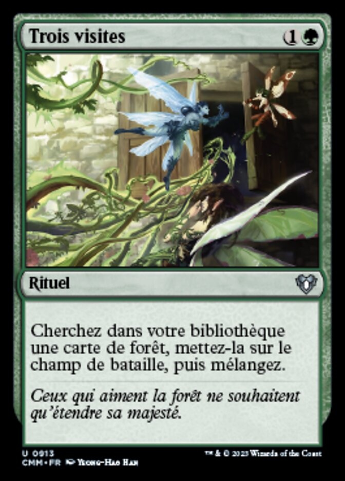 Trois visites — Commander Masters 913/1067