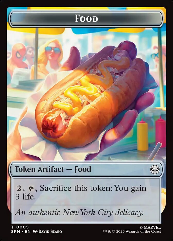 Food — Marvel's Spider-Man Tokens 5/7