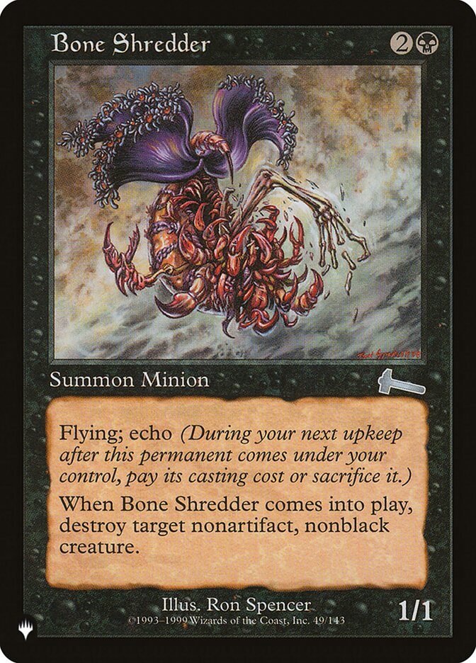 Bone Shredder — The List ULG-49/5581