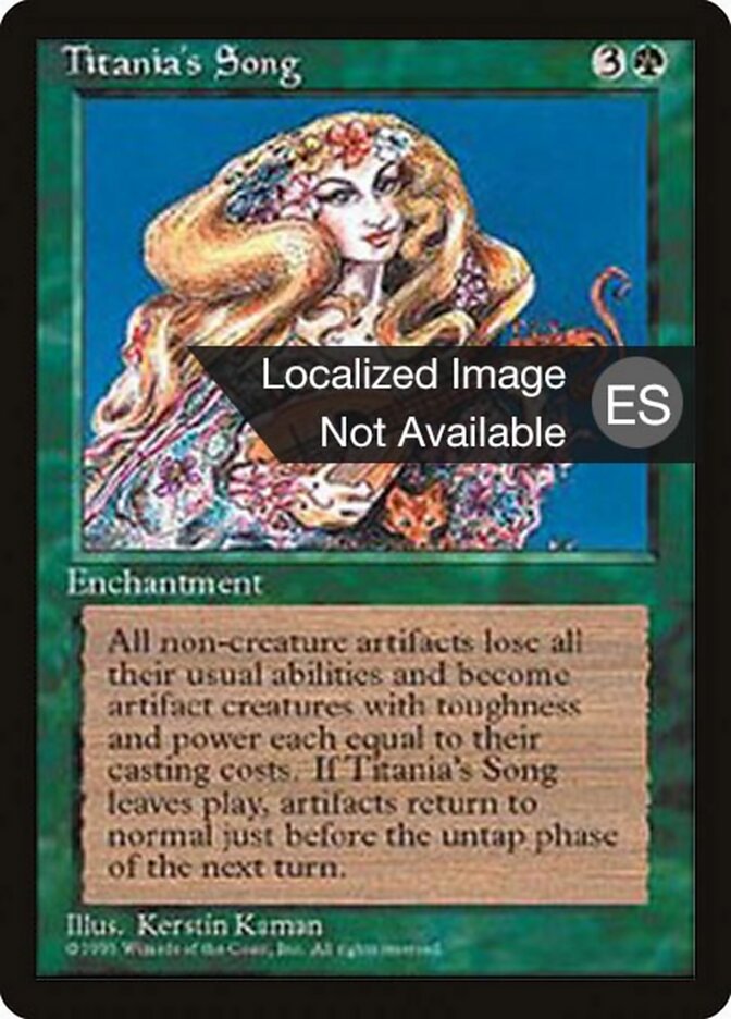 Titania's Song — Fourth Edition Foreign Black Border 276/378