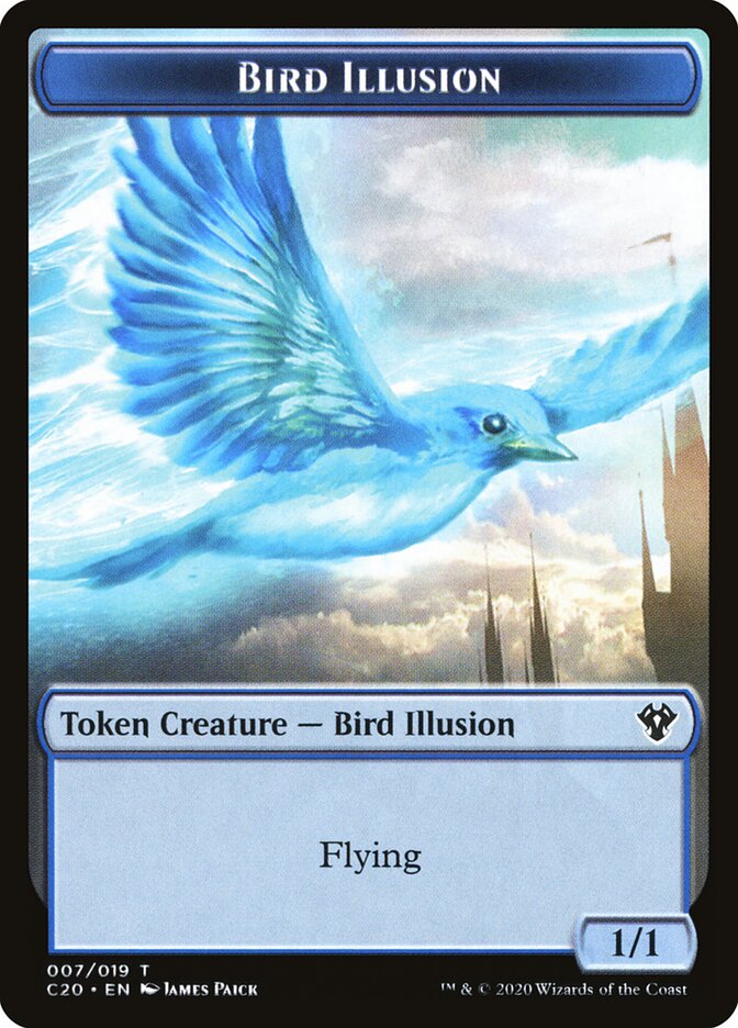 Bird Illusion — Commander 2020 Tokens 7/20