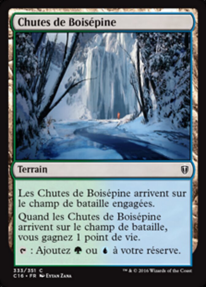 Chutes de Boisépine — Commander 2016 333/351