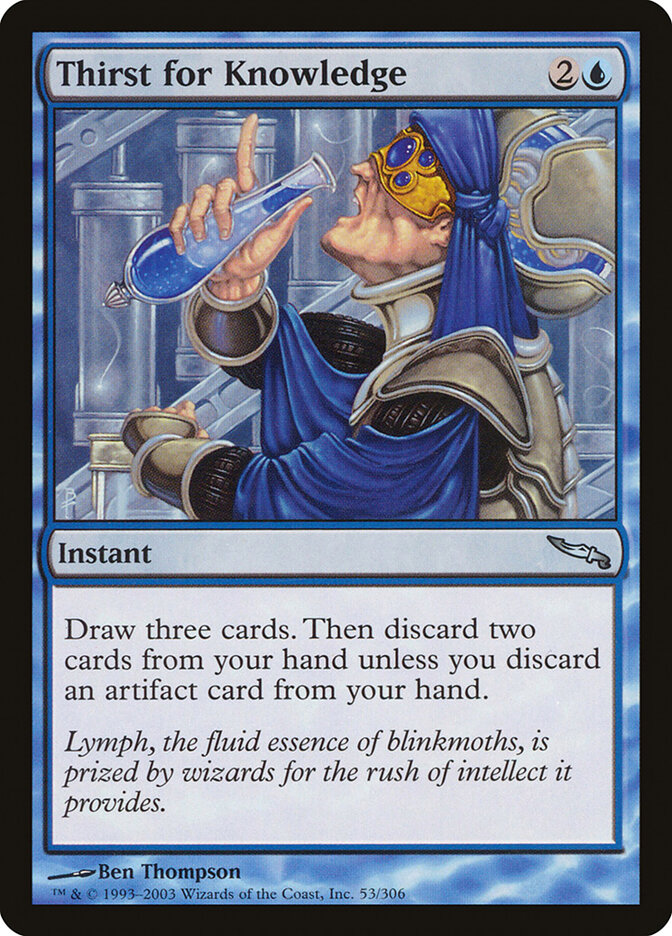 Thirst for Knowledge — Mirrodin 53/306