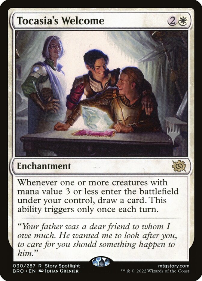 Tocasia's Welcome — The Brothers' War Promos 30p/171