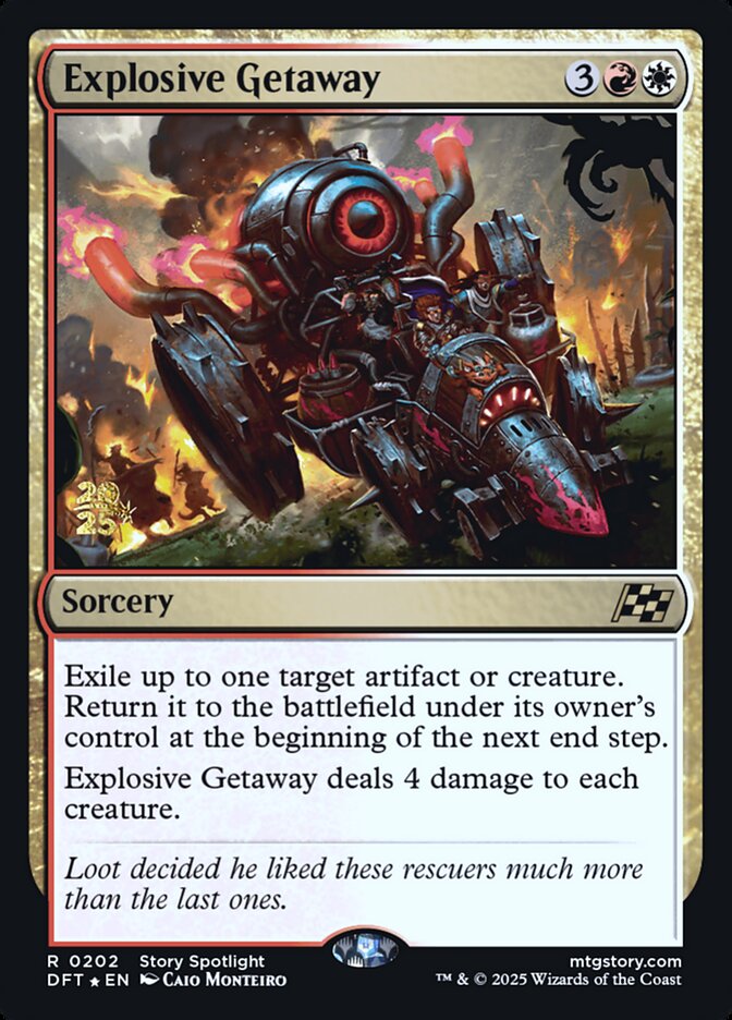 Explosive Getaway — Aetherdrift Promos 202s/160