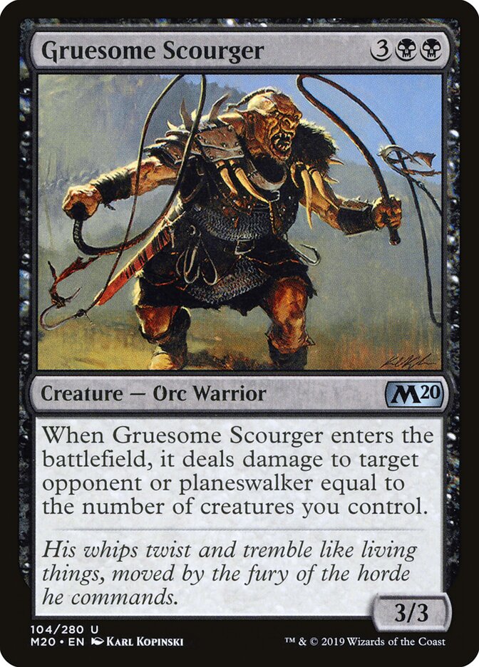 Gruesome Scourger — Core Set 2020 104/345