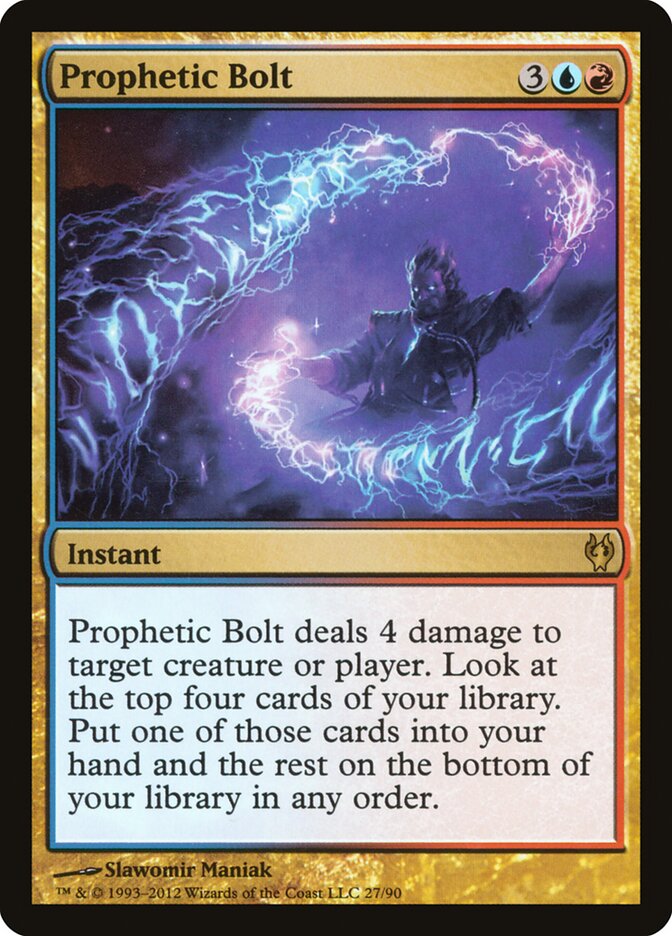 Prophetic Bolt — Duel Decks: Izzet vs. Golgari 27/90