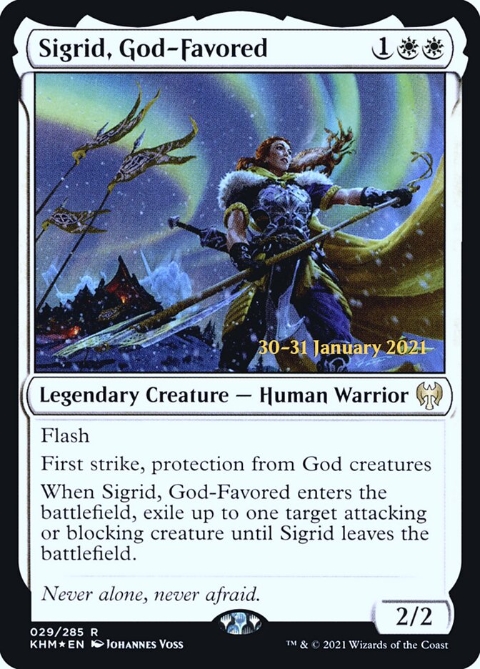 Sigrid, God-Favored — Kaldheim Promos 29s/158