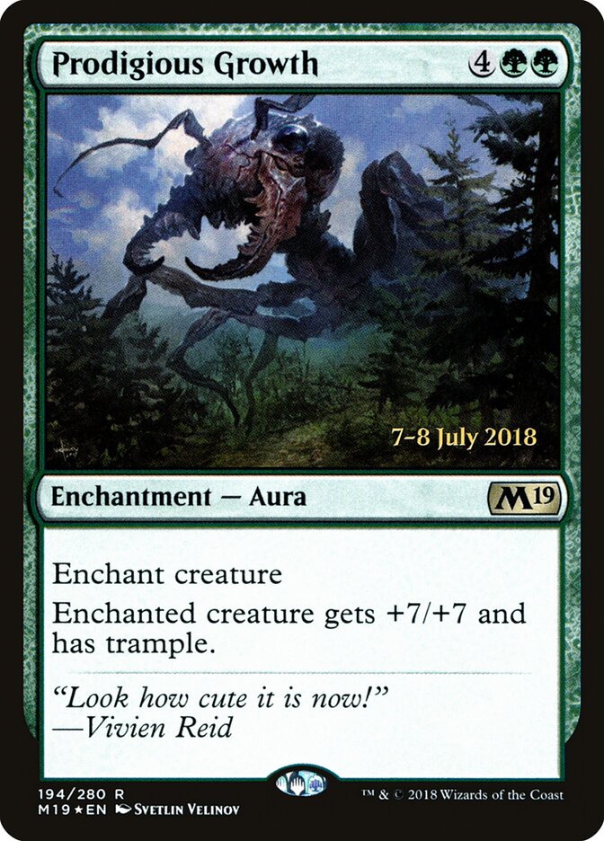 Prodigious Growth — Core Set 2019 Promos 194s/95