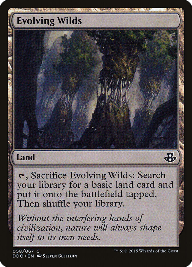 Evolving Wilds — Duel Decks: Elspeth vs. Kiora 58/67