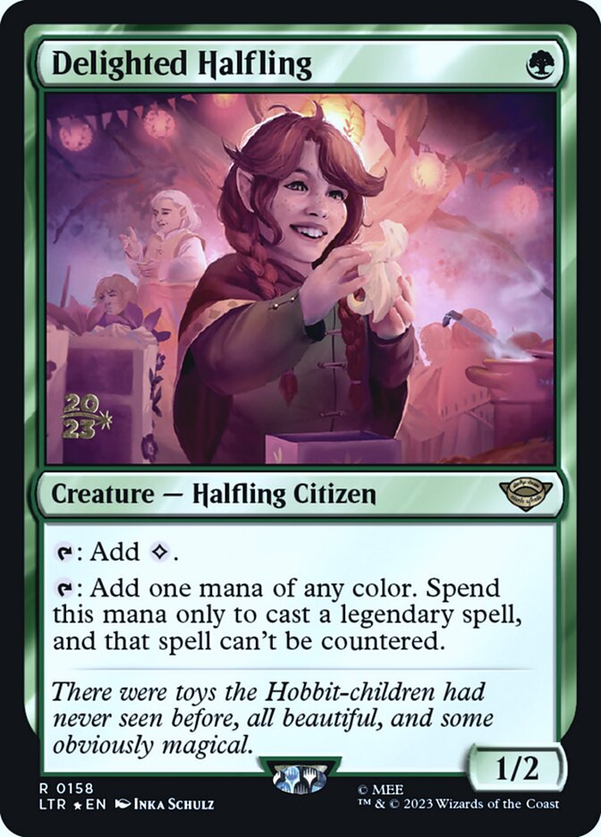 Delighted Halfling — Tales of Middle-earth Promos 158s/86