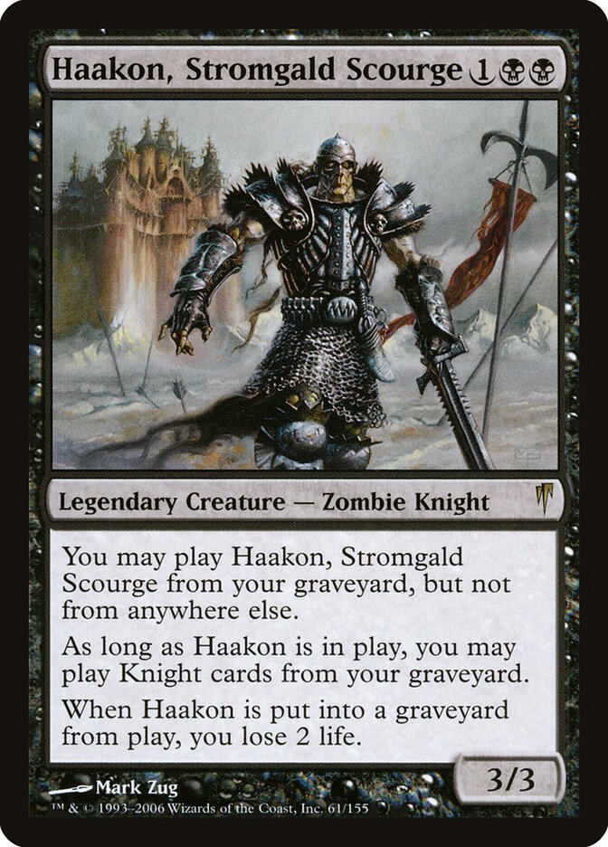 Haakon, Stromgald Scourge — Coldsnap 61/155