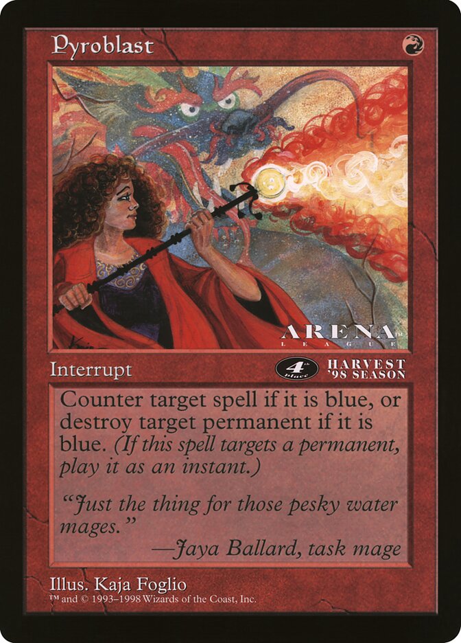 Pyroblast — Oversized League Prizes 55/83