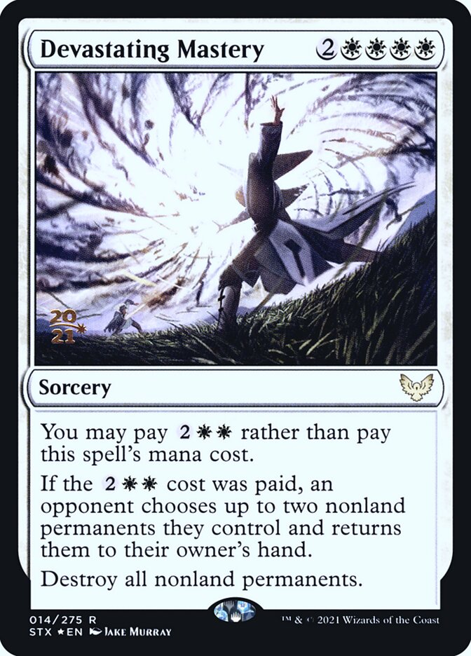 Devastating Mastery — Strixhaven: School of Mages Promos 14s/164
