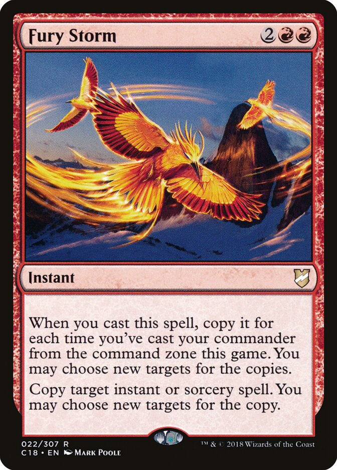 Fury Storm — Commander 2018 22/307