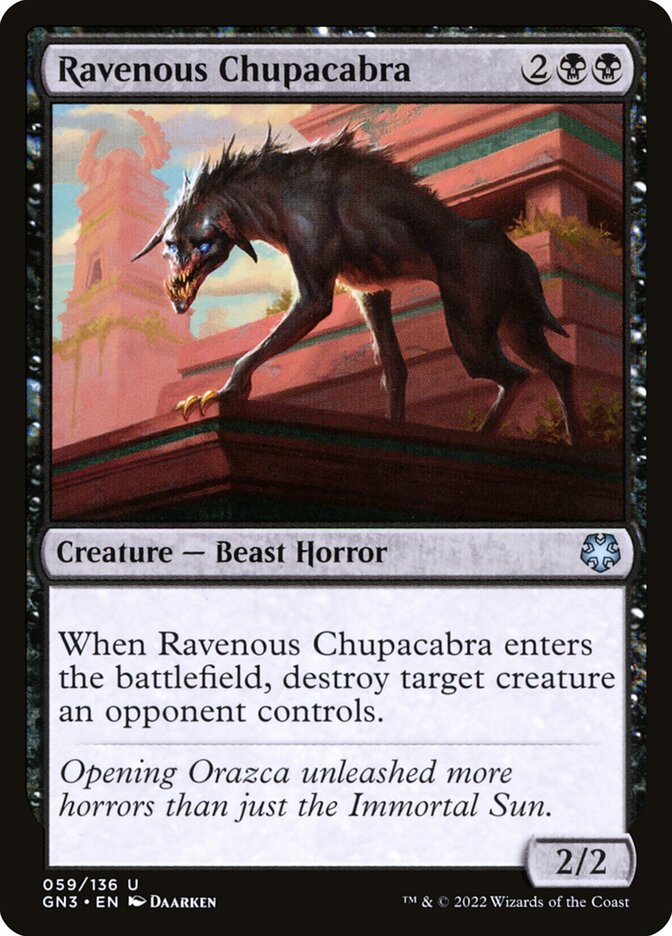 Ravenous Chupacabra — Game Night: Free-for-All 59/135