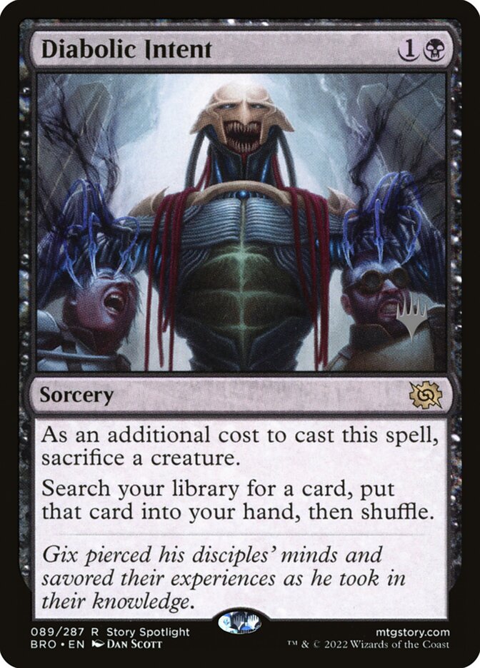 Diabolic Intent — The Brothers' War Promos 89p/171