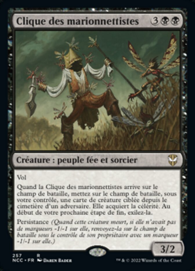 Clique des marionnettistes — New Capenna Commander 257/447