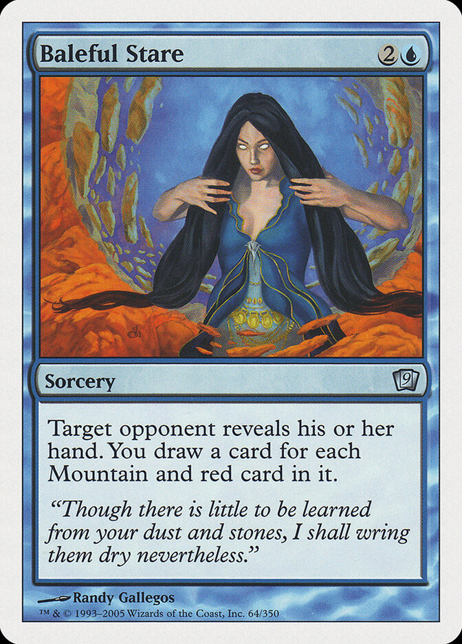 Baleful Stare — Ninth Edition 64/709