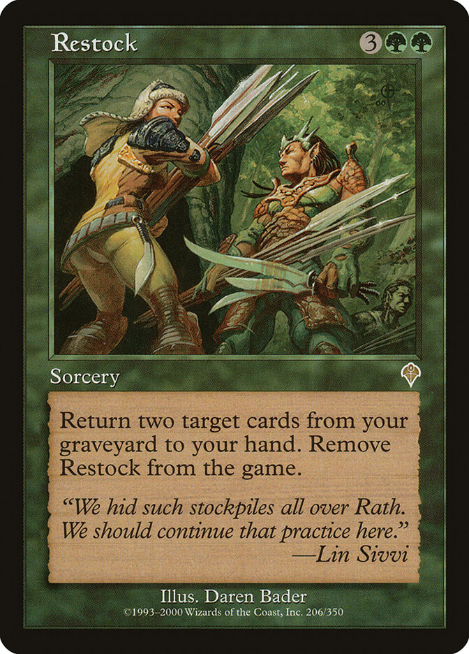 Restockage — Invasion 206/354
