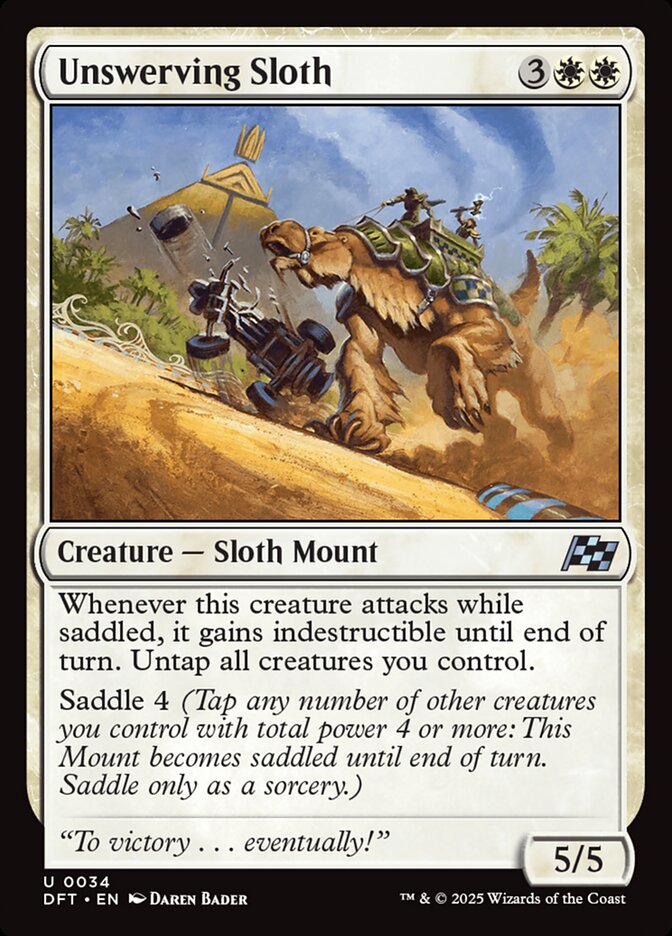 Unswerving Sloth — Aetherdrift 34/553
