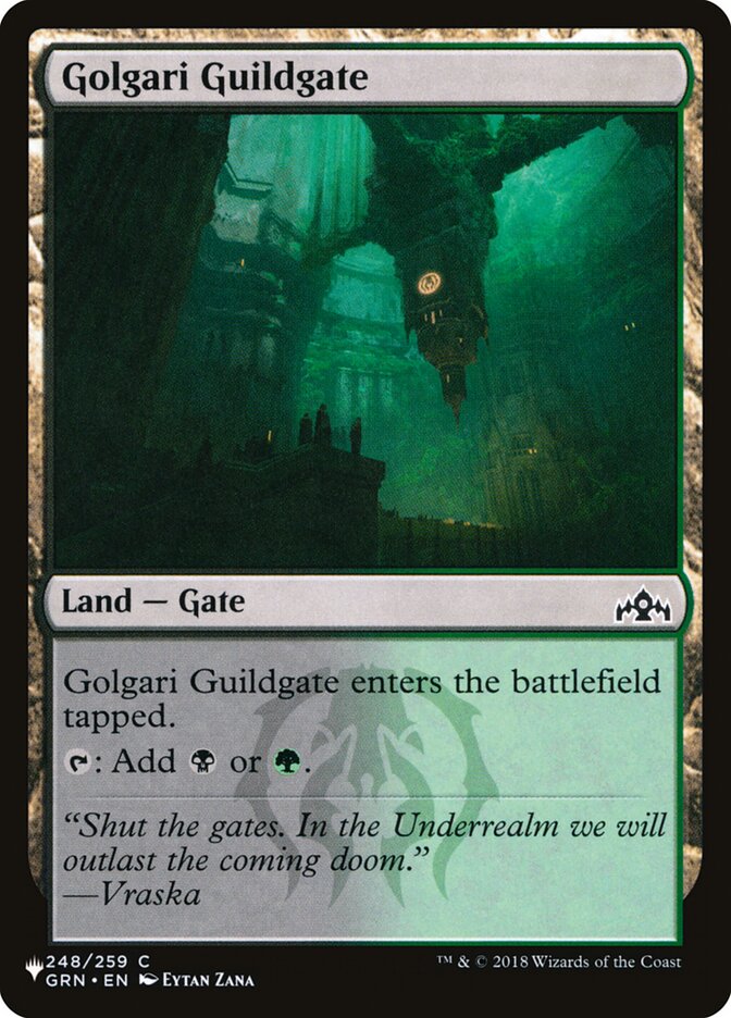 Golgari Guildgate — The List GRN-248/5581