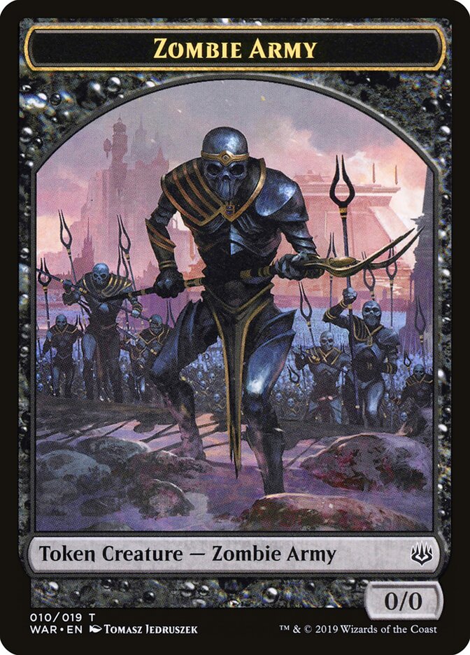 Zombie Army — War of the Spark Tokens 10/19