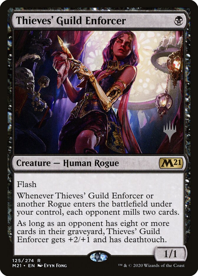 Thieves' Guild Enforcer — Core Set 2021 Promos 125p/137