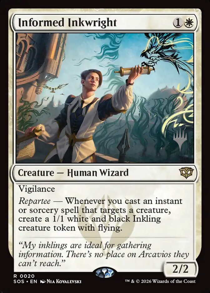 Informed Inkwright — Secrets of Strixhaven Promos 20p/80