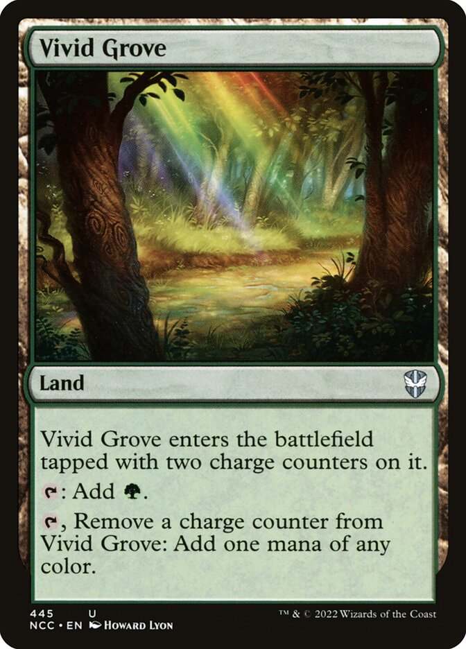 Vivid Grove — New Capenna Commander 445/447