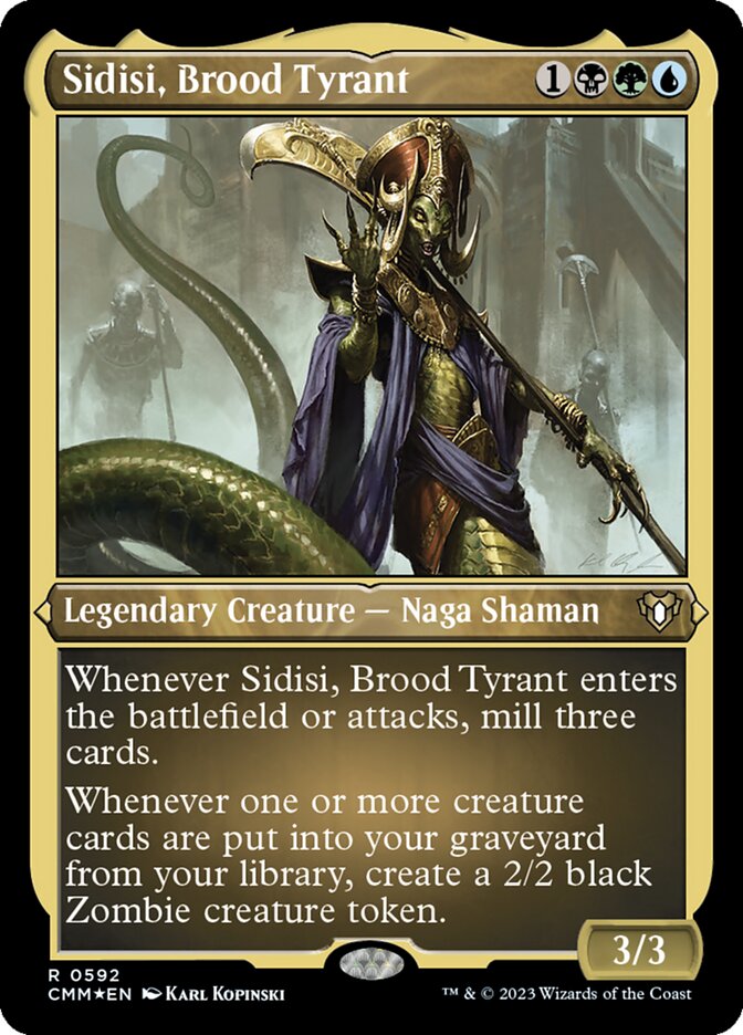 Sidisi, Brood Tyrant — Commander Masters 592/1067