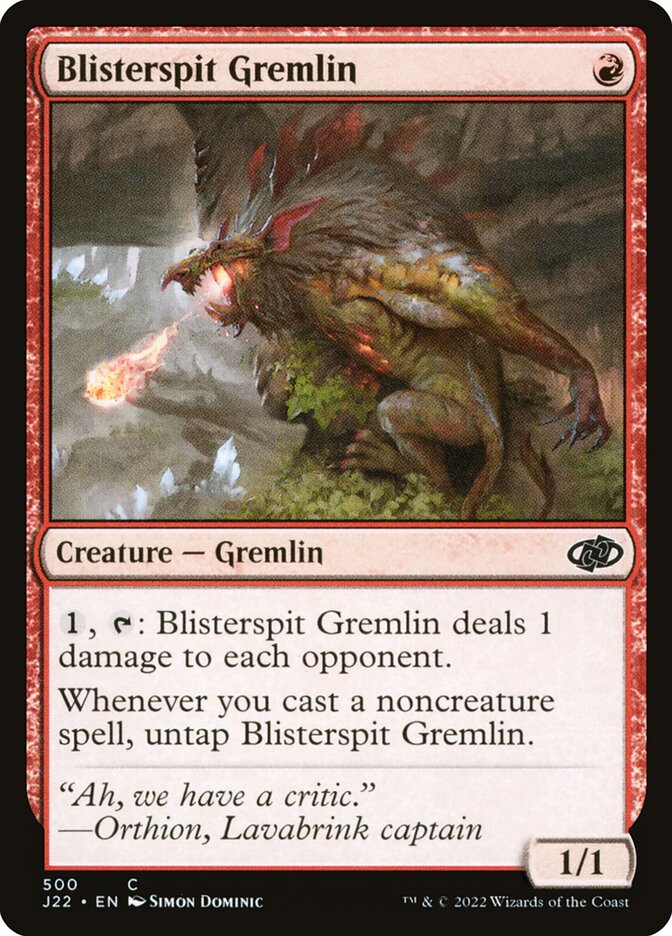 Gremlin phlyctocracheur — Jumpstart 2022 500/835