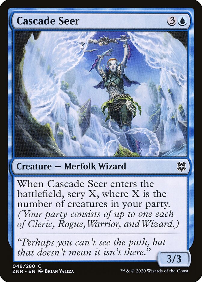 Cascade Seer — Zendikar Rising 48/406