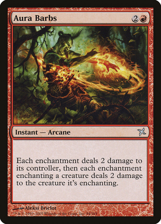 Aura Barbs — Betrayers of Kamigawa 94/165